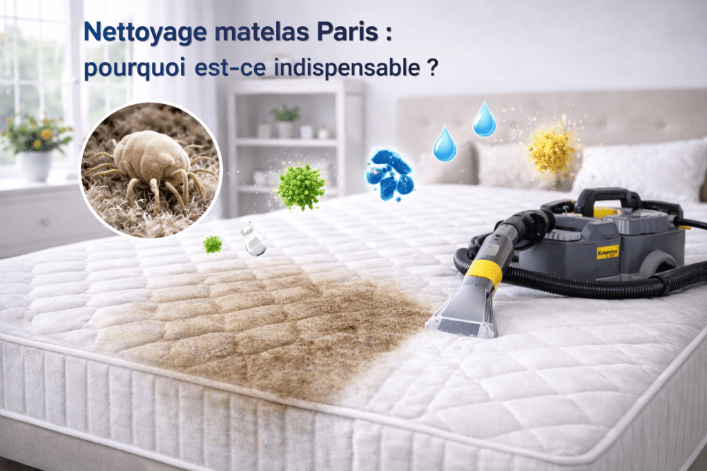 Nettoyage matelas Paris