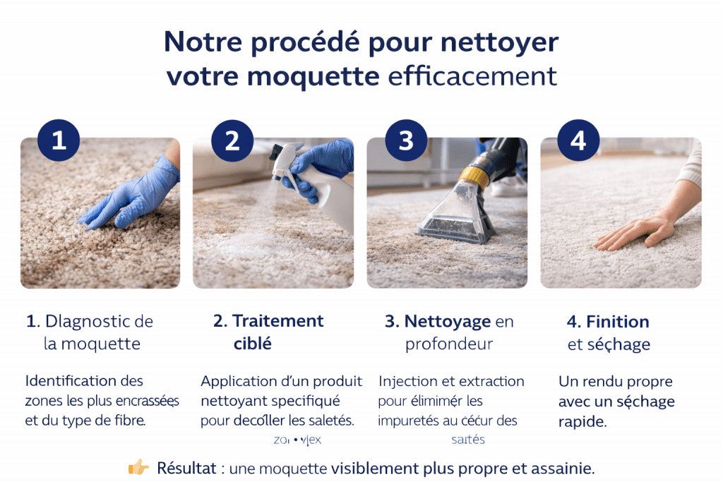 Nettoyage moquette Paris